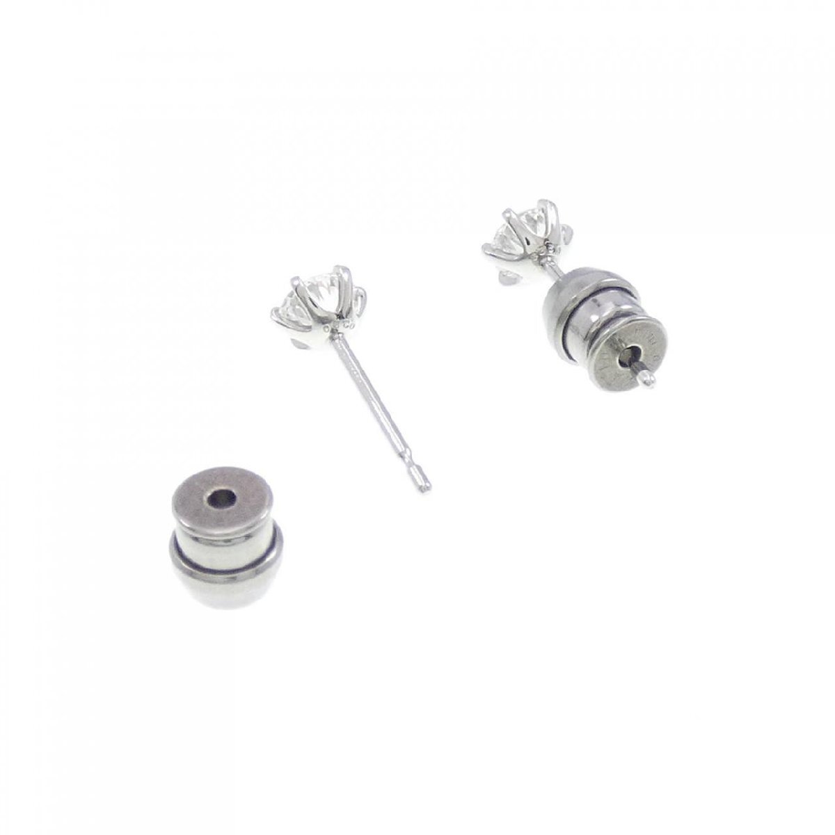 【リメイク】PT/ST ダイヤモンド ピアス 0.220CT 0.223CT E VS2 Good