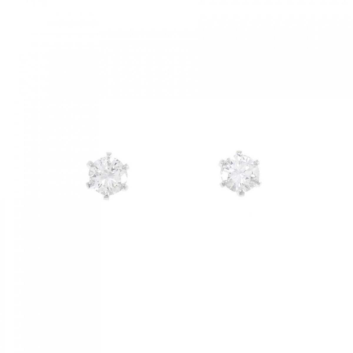 【リメイク】PT/ST ダイヤモンド ピアス 0.245CT 0.247CT F SI1 VG-Good
