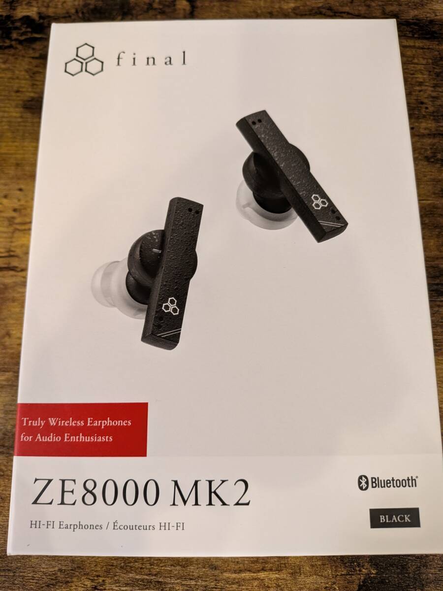 未開封【final ファイナル】ZE8000 MK2 イヤホン ブラック 未開封【final ファイナル】ZE8000 MK2 イヤホン ブラック