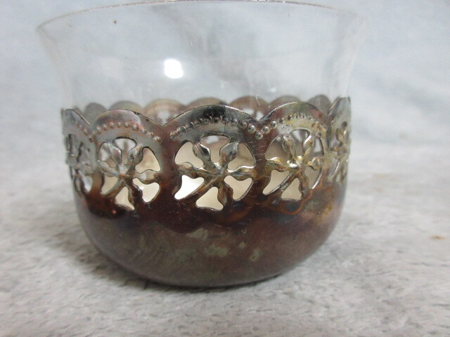 ●アンティーク●JAPAN SILVER●銀メッキ シュガーポット ミルクポット 2点セット●_画像4