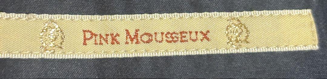 2301ピンクムス【M】プリーツスカート 裏地裾装飾付きウエストマークレス_画像9