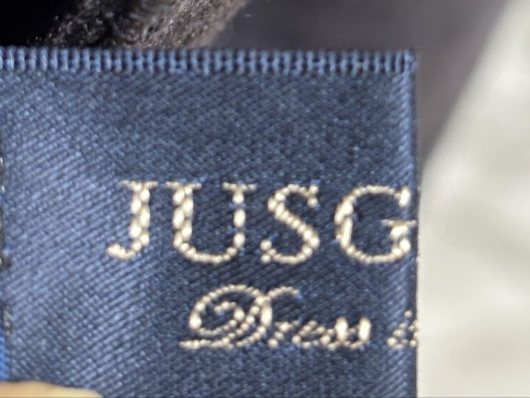 2319ジャスギリティー【S】ダークグレー ボタンダウンカーディガン　裾リブ_画像7