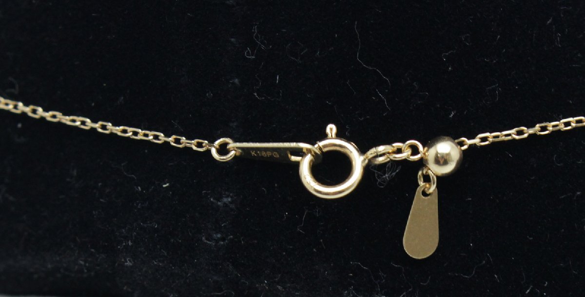 中古 美品 ダイヤモンド イエロー ゴールド ネックレス 44cm_画像5