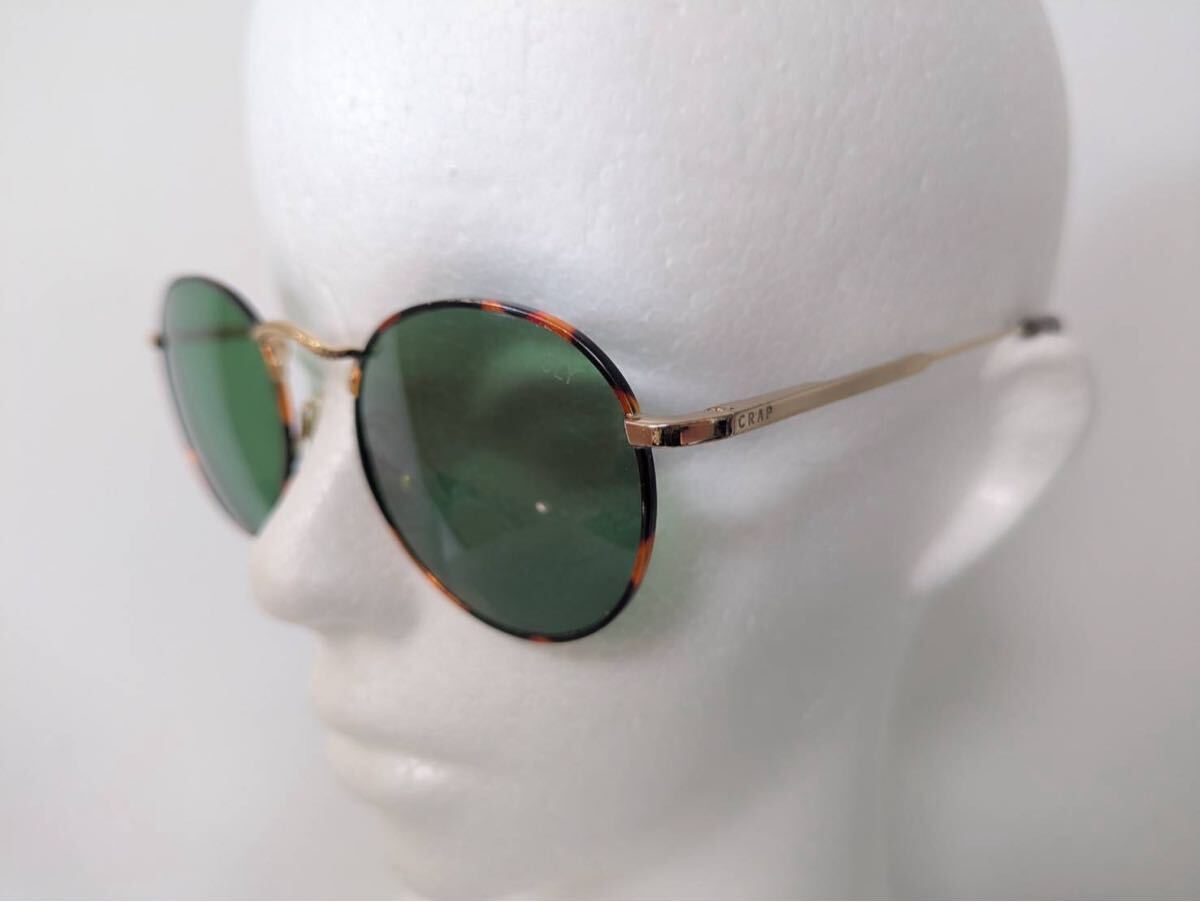 Crap Round Metal Cell-Wrapped Frame Sunglasses ラウンドメタルセル巻きフレーム サングラス