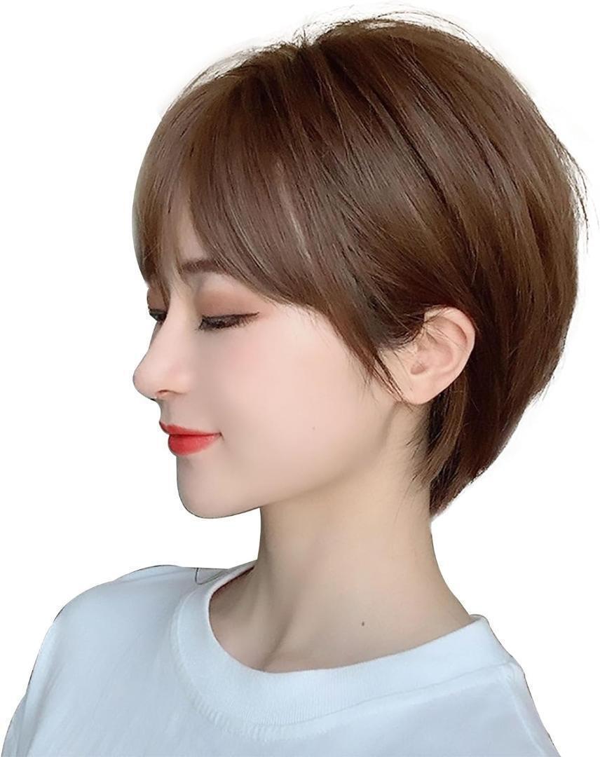 ウィッグ ボブ ショート かつら セミロング カツラ 女性 フルウィッグ wig