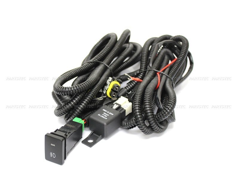 ダイハツ フォグ 配線 アトレー S700V/710V/700W/710W R4.1～ リレーハーネス フォグランプ LED スイッチ 付 H8 H11 H16 /28-46 E-4_画像2