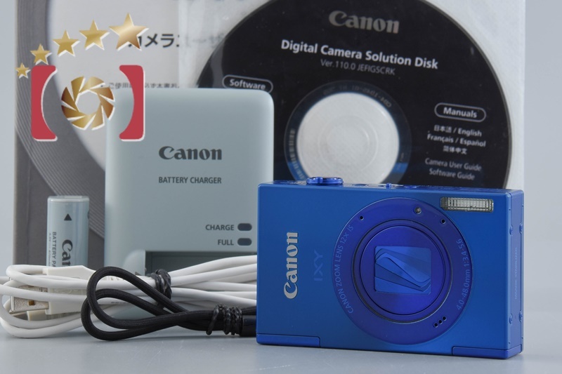 Canon キヤノン IXY 3 ブルー コンパクトデジタルカメラ