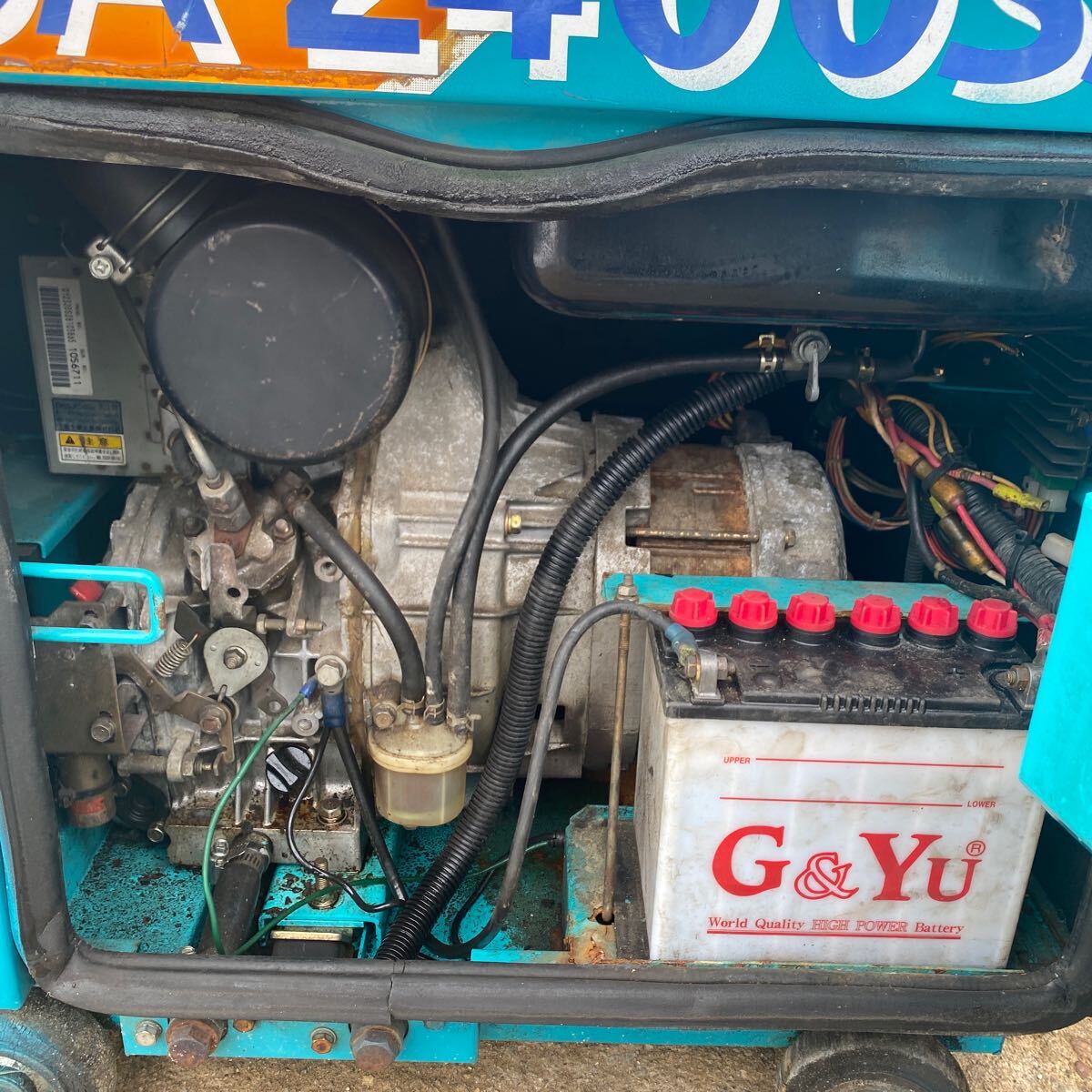 D702141】ディーゼル発電機 DENYO デンヨー DA-2400SS III【始動 D702141】ディーゼル発電機 DENYO デンヨー DA-2400SS III【始動