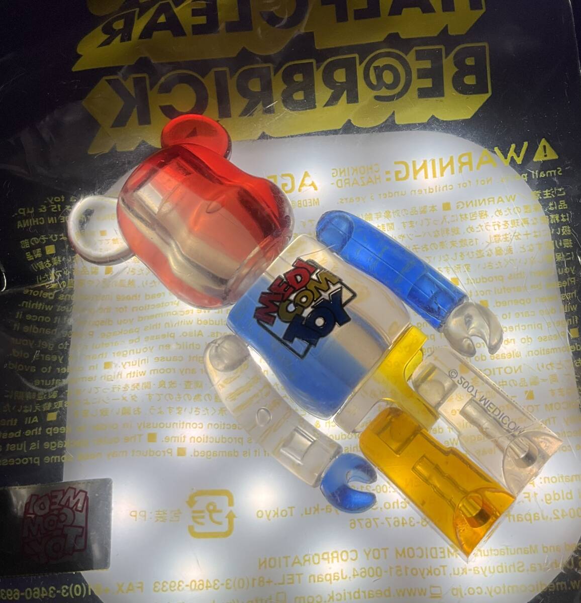 BE@RBRICK 1/6計画 2007年 ノベルティ HALF CLEAR BE@RBRICK BE@RBRICK 1/6計画 2007年 ノベルティ HALF CLEAR BE@RBRICK
