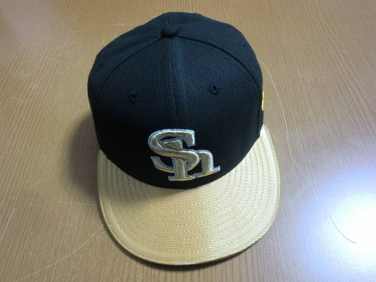 ソフトバンク ホークス プロコレ 金刺繍 NPB NEWERA 59FIFTY ニューエラ キャップ SIZE:59.6