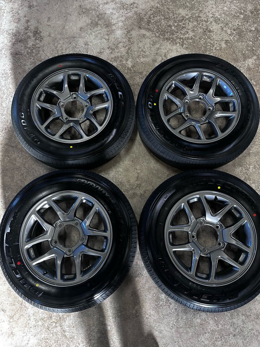 新車外し】スズキ ジムニーJB64 純正ホイールタイヤ4本セット 新車外し】スズキ ジムニーJB64 純正ホイールタイヤ4本セット