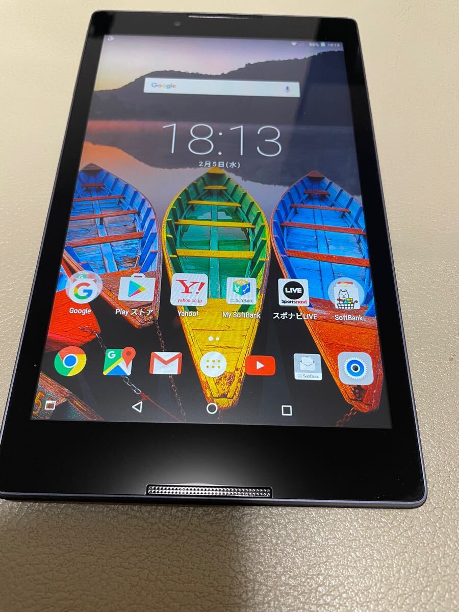 Lenovo SoftBank Lenovo TAB3 601LV ほぼ新品　H3107