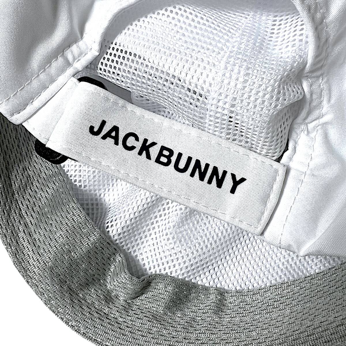 新品 Jack Bunny!! ジャックバニー パーリーゲイツ 撥水 耐水 蒸れ防止 里地メッシュ レインキャップ 帽子 ゴルフグッズ メンズ ◆B6331