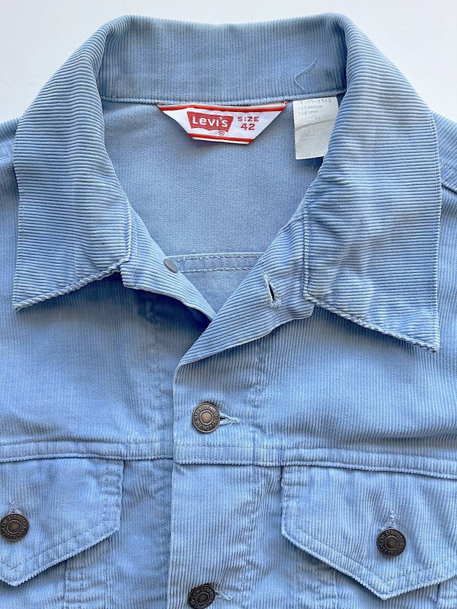70s Levi's リーバイス 70505 コーデュロイ トラッカー 70s Levi's リーバイス 70505 コーデュロイ トラッカー