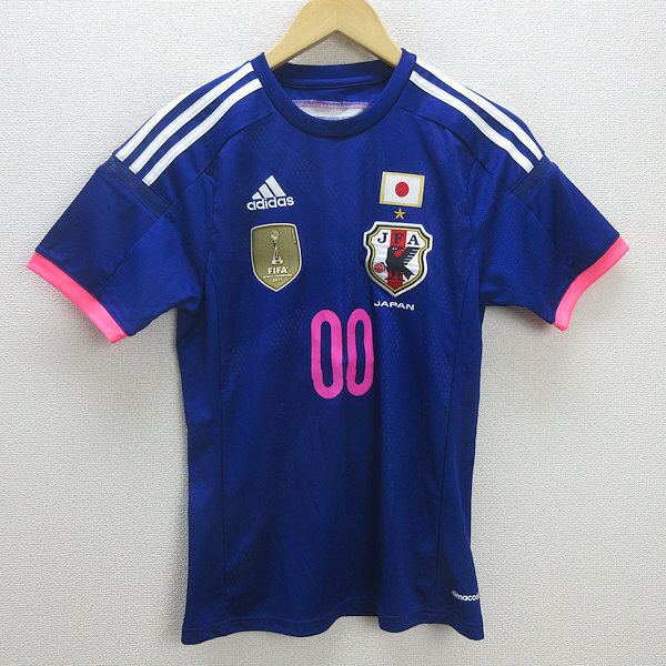 G■アディダス/adidas JFA カスタムメイドユニフォーム/00番ODA青/men's/91■