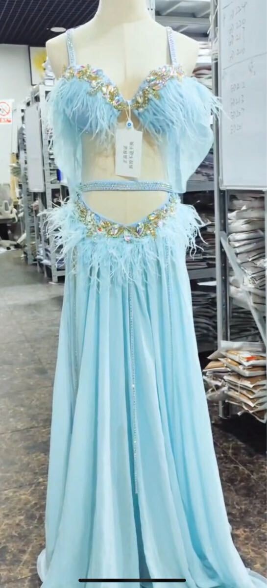 水色 ベリーダンス セットアップ Charm Dancer|Yahoo!フリマ 水色 ベリーダンス セットアップ Charm Dancer|Yahoo!フリマ
