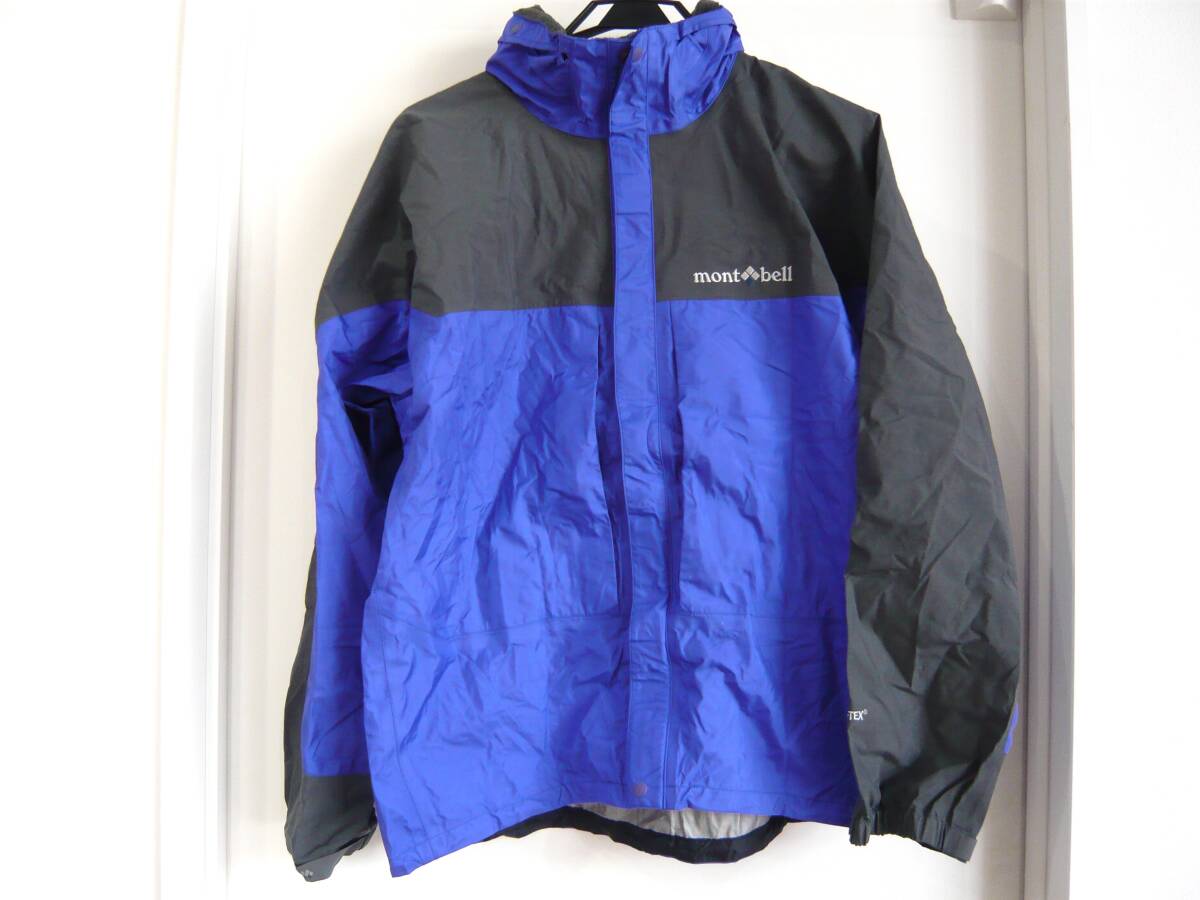 モンベル ストームハンター ジャケット ゴアテックス ブルー サイズXL mont-bell gore-tex 防水 雨具 上衣 アウター