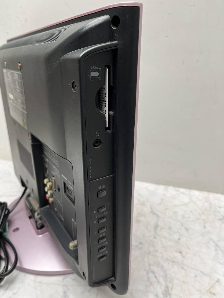 家電 36 ★ TOSHIBA/東芝 REGZA/レグザ 19A8000 19型 液晶テレビ 2010年製 リモコンなし _画像5