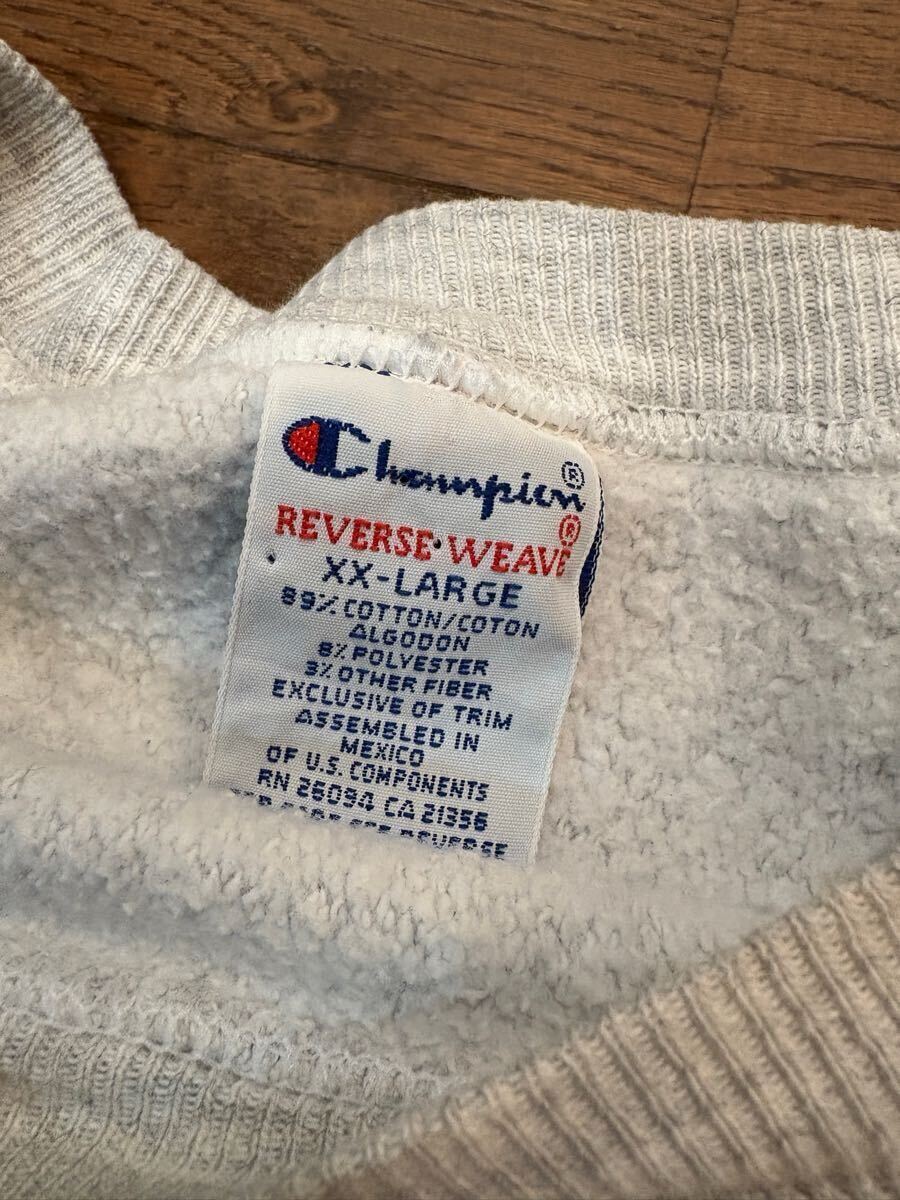 【希少】 Champion REVERSE WEAVE サイズXXL メンズ　チャンピオン　リバースウィーブ　CORNELL コーネル大学　90s 両面プリント　刺繍タグ_画像3