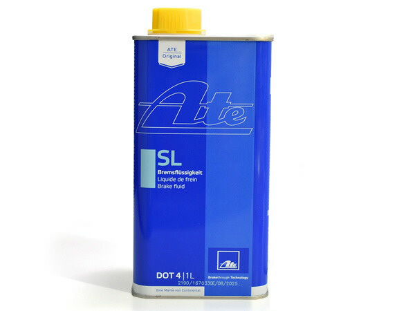 ATE ブレーキフルード DOT4 SL 1L ドライ沸點 260度 ウェット沸點 165度 アーテ ATEDOT4SL