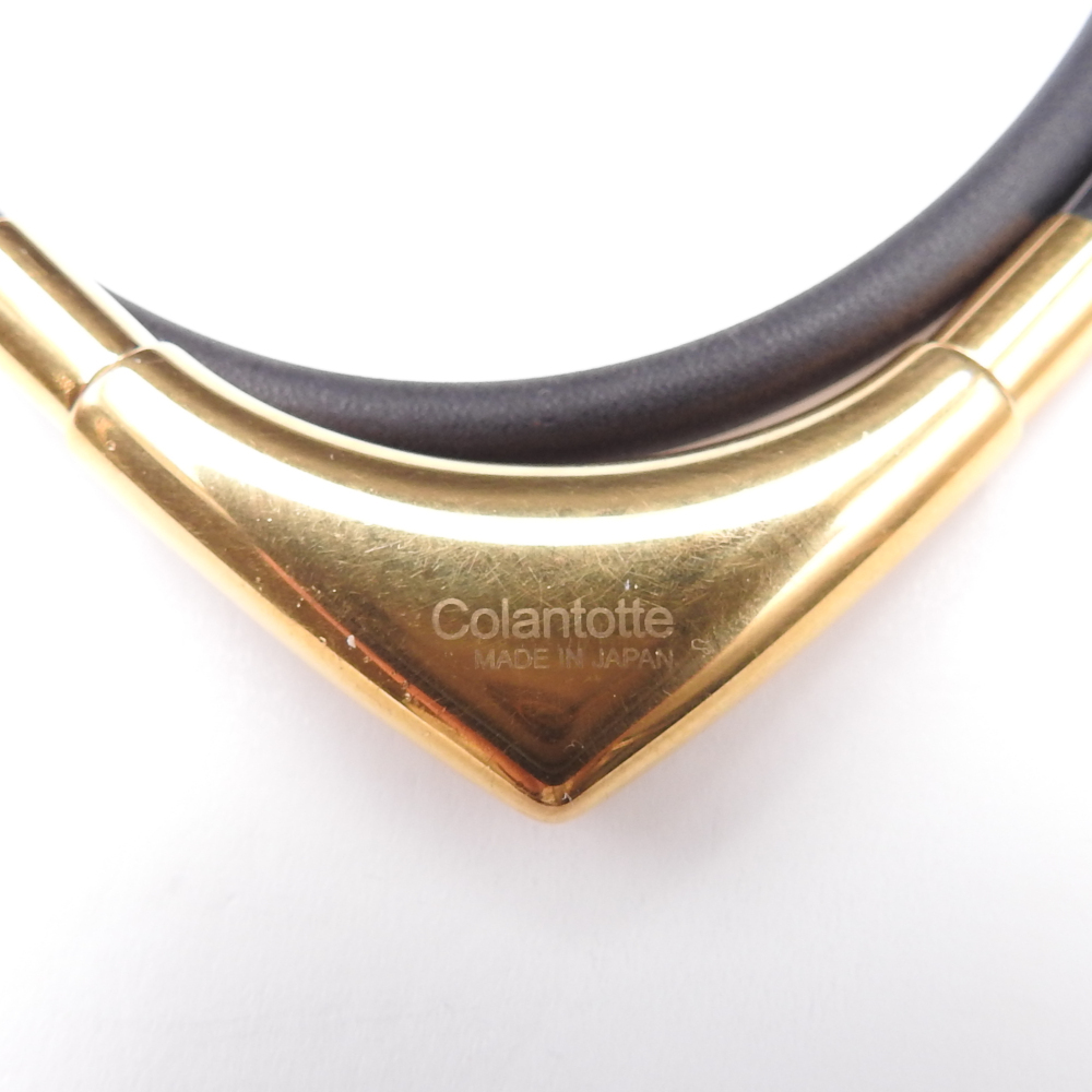 ColanTotteko Ran totetao колье Vega TAO VEGA Gold × черный L47cm женский мужской 