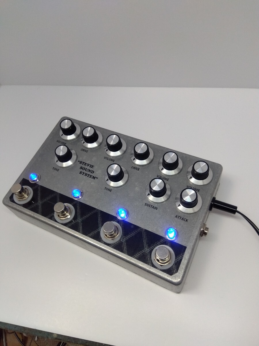 SRV STEVIE SOUND SYSTEM 4in1 エフェクター　FUZZ+OCTAVIA+TS+TS　レイボーン