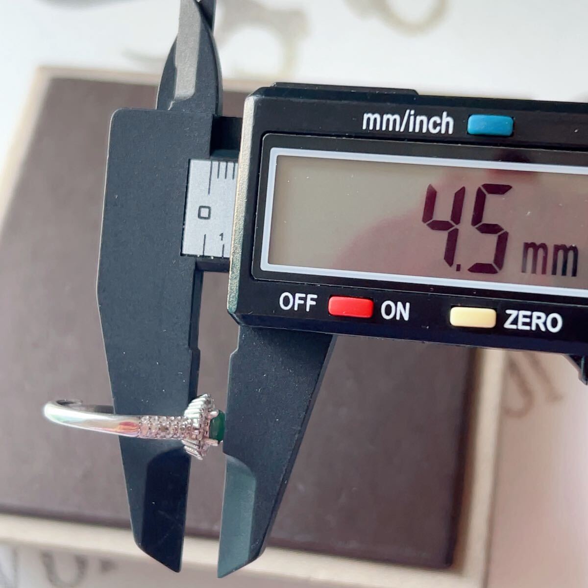 ◇s925銀印字◇ジェイド(本翡翠)◇指輪◇リング◇フリーサイズ◇天然石◇パワーストーン◇巾着袋つき◇プレゼントにも034R257_画像9