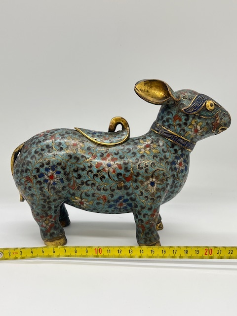 K6298□ 中国美術 古金銅 香炉 煎茶道具 無銘 七宝焼? 骨董 古 K6298□ 中国美術 古金銅 香炉 煎茶道具 無銘 七宝焼? 骨董 古