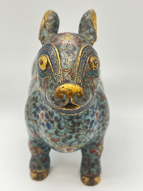 K6298□ 中国美術 古金銅 香炉 煎茶道具 無銘 七宝焼? 骨董 古 K6298□ 中国美術 古金銅 香炉 煎茶道具 無銘 七宝焼? 骨董 古