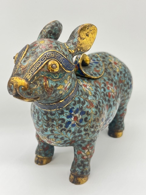 K6298□ 中国美術 古金銅 香炉 煎茶道具 無銘 七宝焼? 骨董 古 K6298□ 中国美術 古金銅 香炉 煎茶道具 無銘 七宝焼? 骨董 古