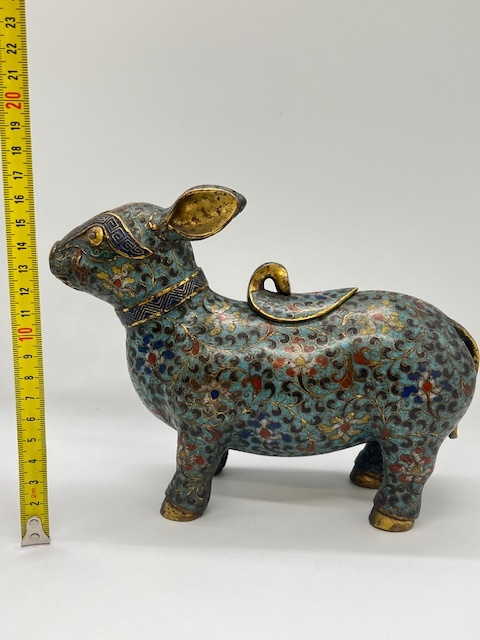 K6298□ 中国美術 古金銅 香炉 煎茶道具 無銘 七宝焼? 骨董 古 K6298□ 中国美術 古金銅 香炉 煎茶道具 無銘 七宝焼? 骨董 古