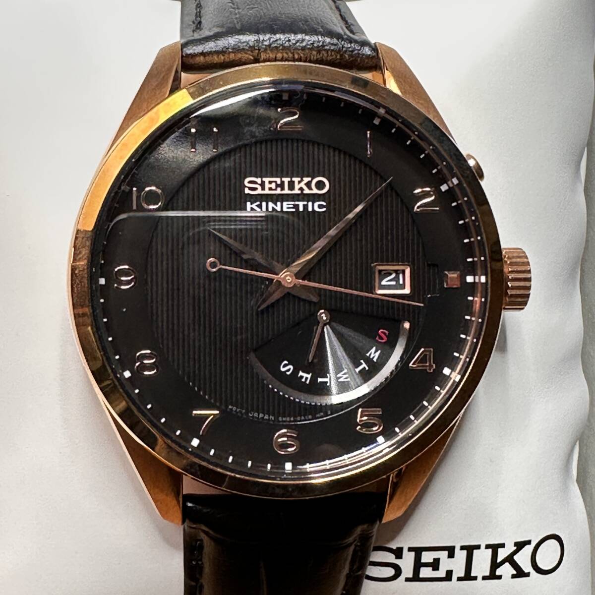 SEIKO KINETIC 5M84-0AC0 SRN054 新品 未使用 デッドストック