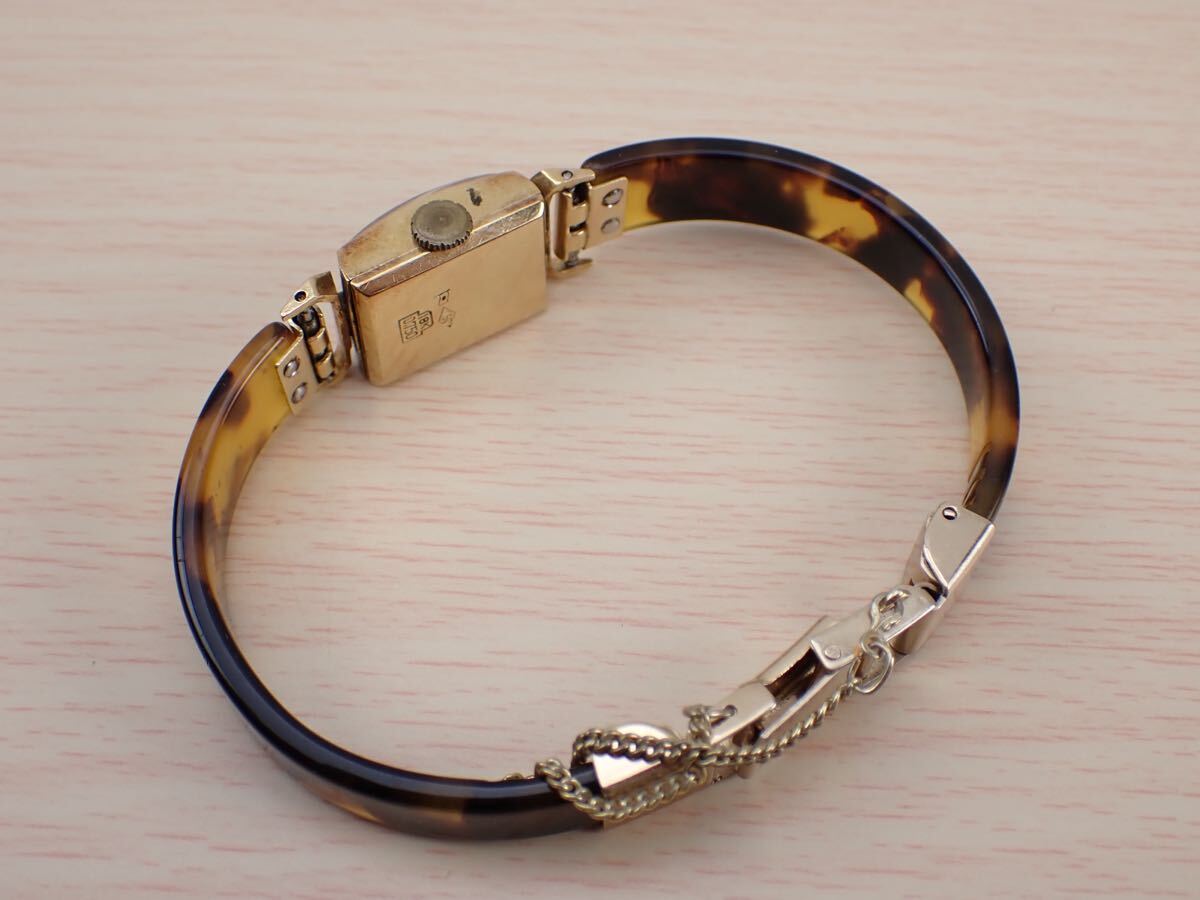 Fine etta 18K 0.750 金無垢 レディース 手巻き腕時計 不動品 Fine etta 18K 0.750 金無垢 レディース 手巻き腕時計 不動品