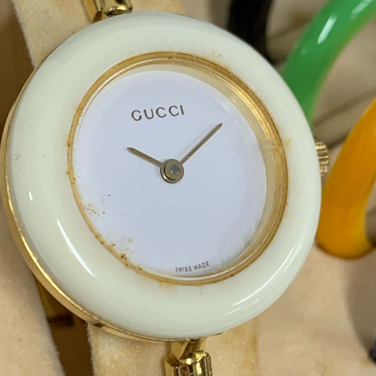 GUCCI グッチ 時計 チェンジベルトウォッチ レディース シルバー GUCCI グッチ 時計 チェンジベルトウォッチ レディース シルバー