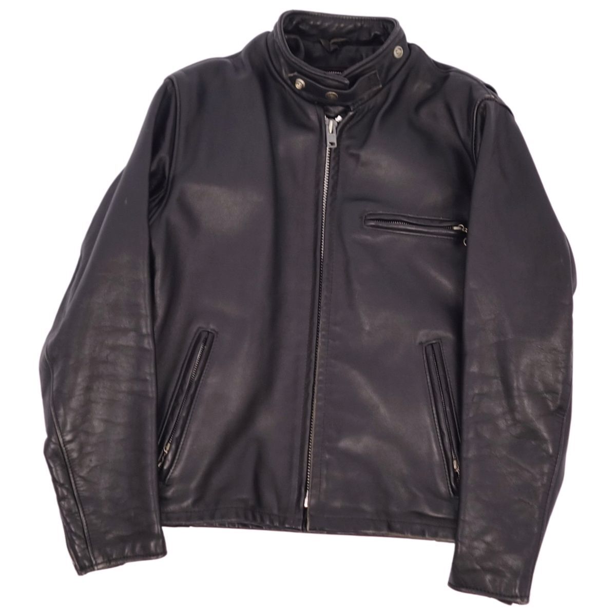 美品 ショット Schott ジャケット 641SP レザージャケット ライダース ライナー付き アウター メンズ 36(S相當(dāng))ブラック ce01ob-rm10e28741