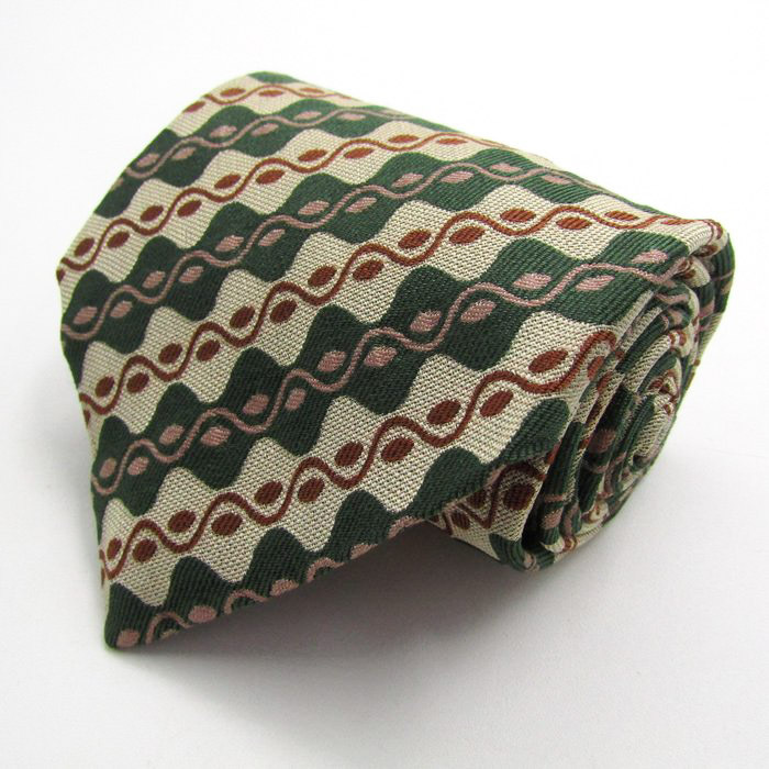  Prima Classe бренд галстук полоса рисунок точка panel рисунок шелк Италия производства PO мужской хаки PRIMA CLASSE