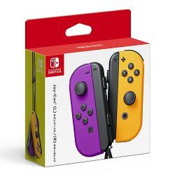 [ニンテンドースイッチ 周辺機器] Joy-Con(L) ネオンパープル/(R) ネオンオレンジ [HAC-A-JAQAA]