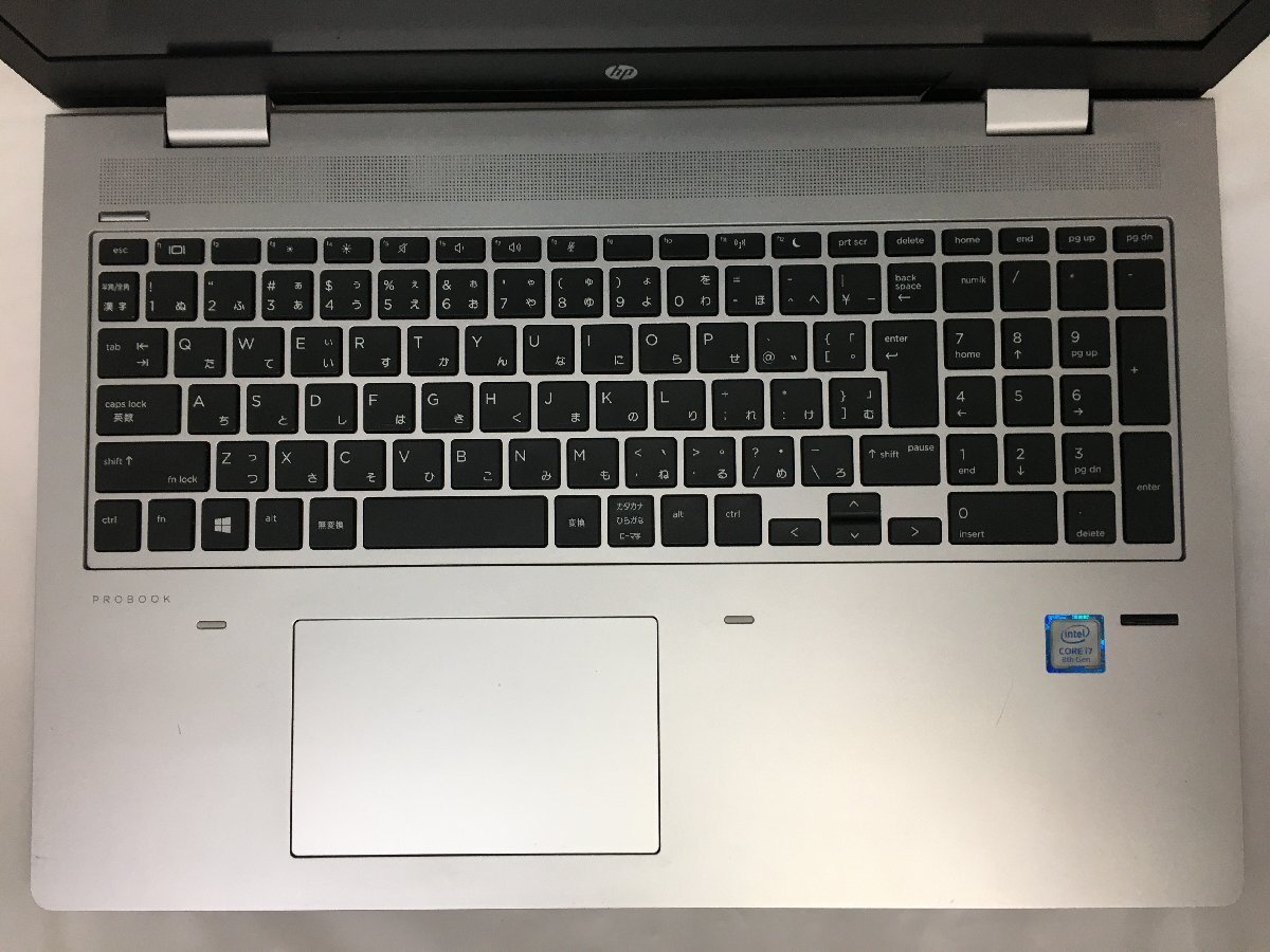  Junk /HP ProBook 650 G4/Core i7 8550U 1.80GHz/ хранение нет /4GB/15.6 дюймовый / no. 8 поколение / цифровая клавиатура есть /AC отсутствует 