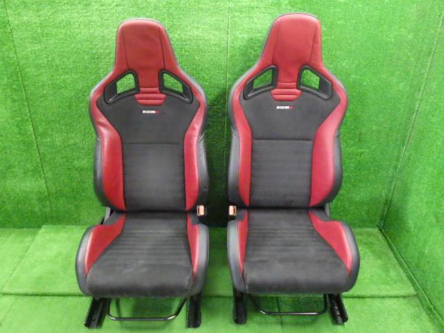 RECARO Nissan juke CBA-NF15 Nismo RS поздняя версия NISMO оригинальный Рекаро левый и правый в комплекте передний сиденье сидение ковшом инфлятор отсутствует 8912