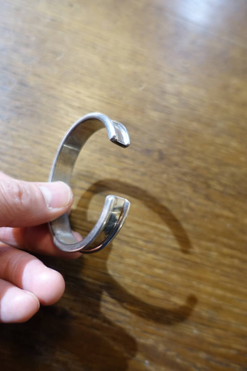 ブルースモーガン　バングル　14K　ゴールド＆シルバー　コンビ　