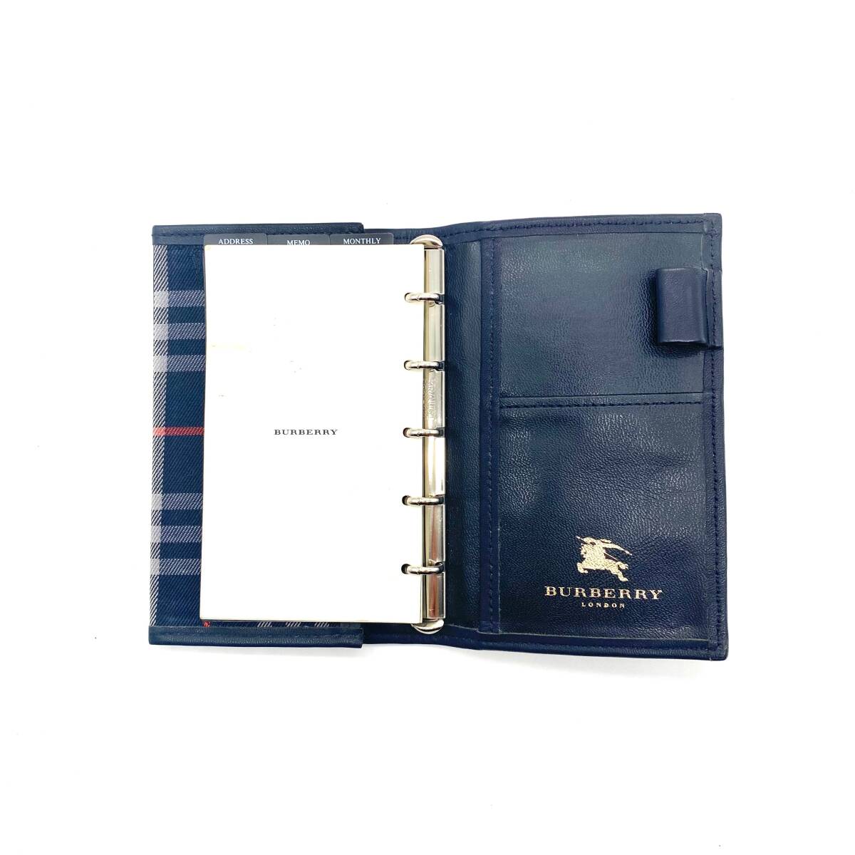 Burberry Notebook Cover Tartan Check バーバリー手帳カバー タータンチェック_画像2
