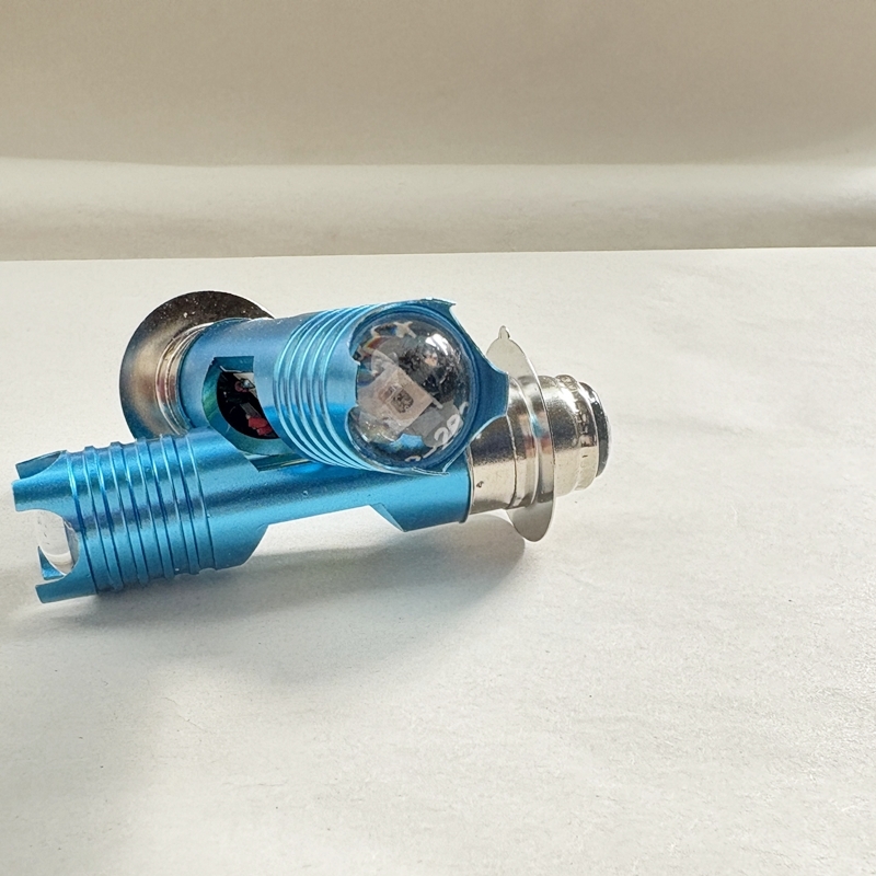 2個(gè) ヘッドライト PH7/T19/P15D☆LED バルブ ホワイト 原付 スクーター DC12V■汎用 P15D-25-1■アンビエントライト內(nèi)蔵
