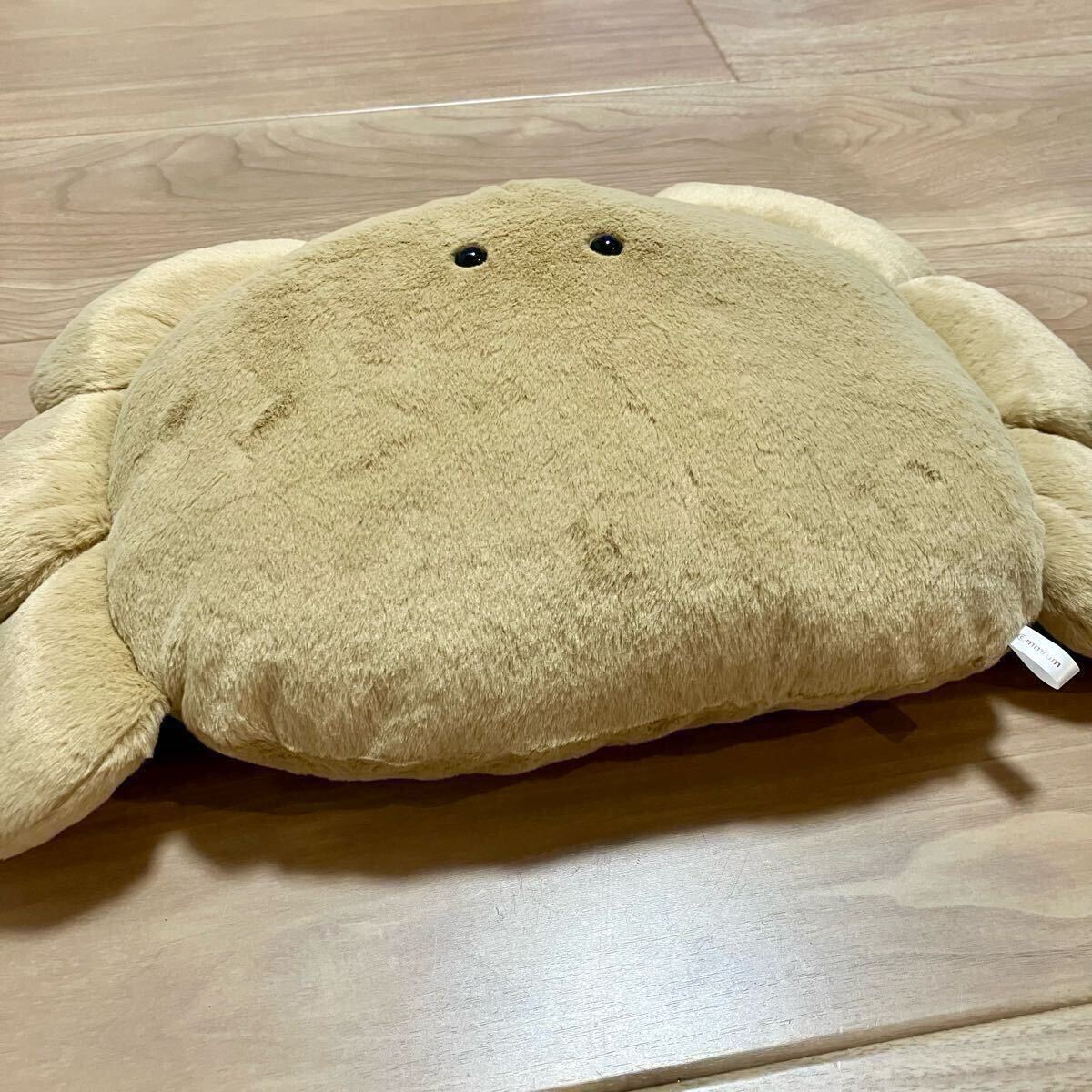 即決 新品 非売品 ムムフム mmfum カニのパン BIGぬいぐるみ 毛ガニ カニパン かにぱん クッション マスコット プライズ ぬいぐるみ 毛蟹_画像8
