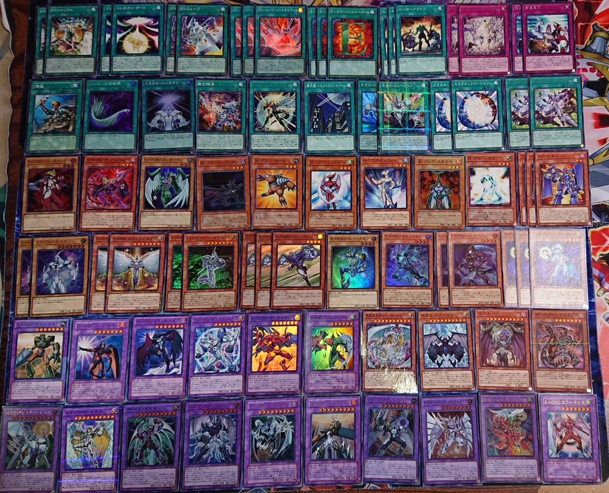 【逸品】 十代 ネオス 遊戯王】E・HERO デッキ マグマ カオス コスモ まとめ売り