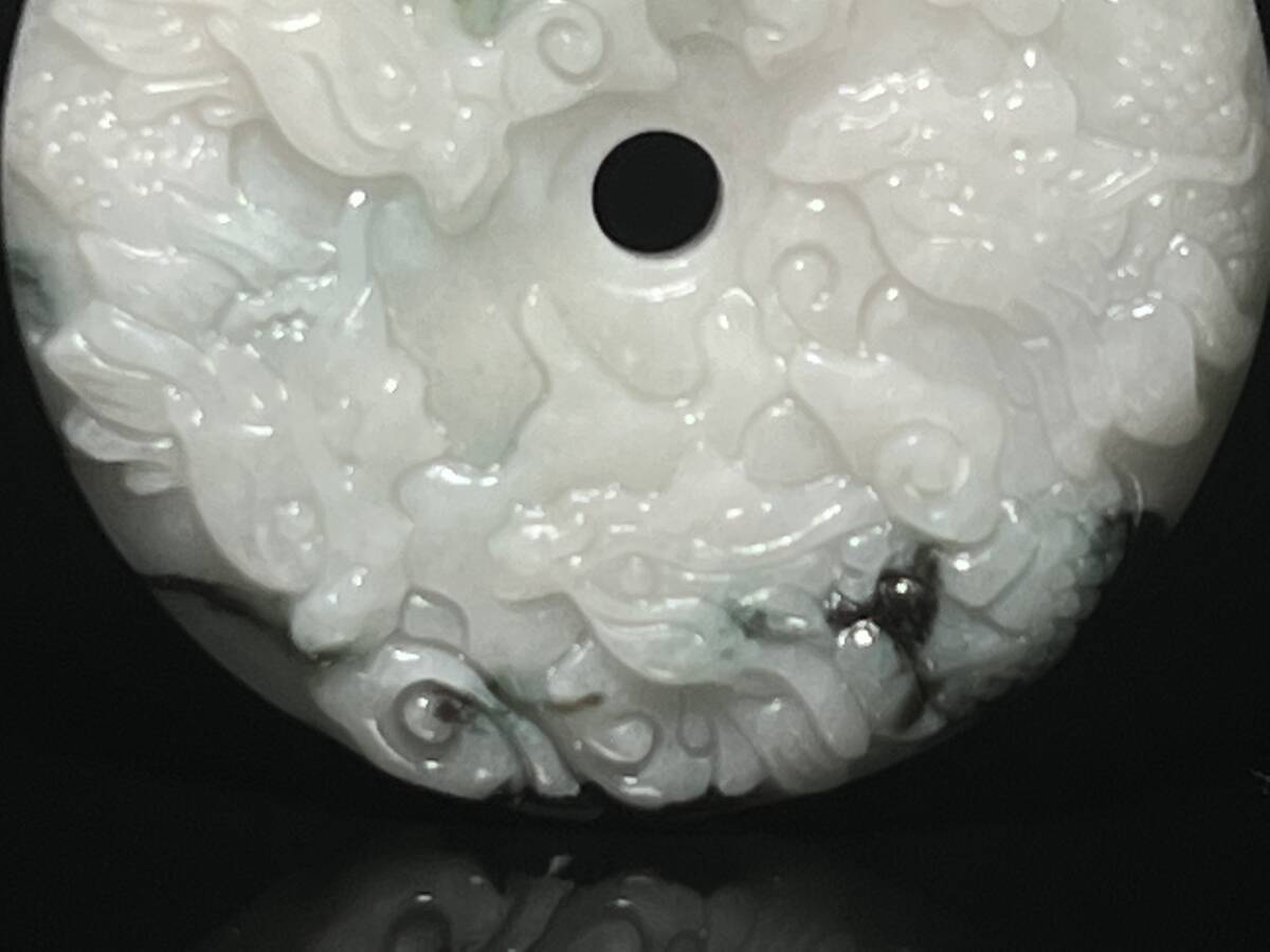 聚寶齋*冰種翡翠*細密彫*瓜紋手串】極細工 置物 古賞物 古美術 聚寶齋*冰種翡翠*細密彫*瓜紋手串】極細工 置物 古賞物 古美術