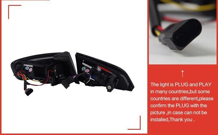  задние фонари AUDI Audi A4 B8 задний фонарь LED '09-'12 красный AKD