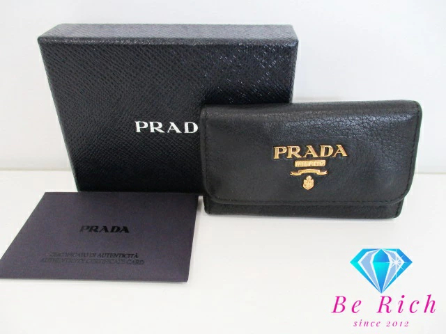 プラダ PRADA 6連 キーケース 1PG222 サフィアーノ レザー プラダ PRADA 6連 キーケース 1PG222 サフィアーノ レザー