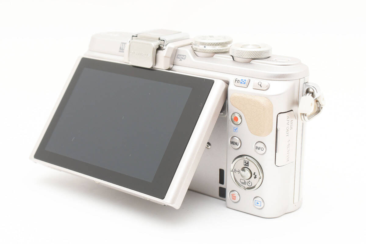 超美品 オリンパス ペン E-PL8 ミラーレスデジタルカメラ ボディ シャッター回数705 ホワイト フラッシュ付き Olympus 529_画像10