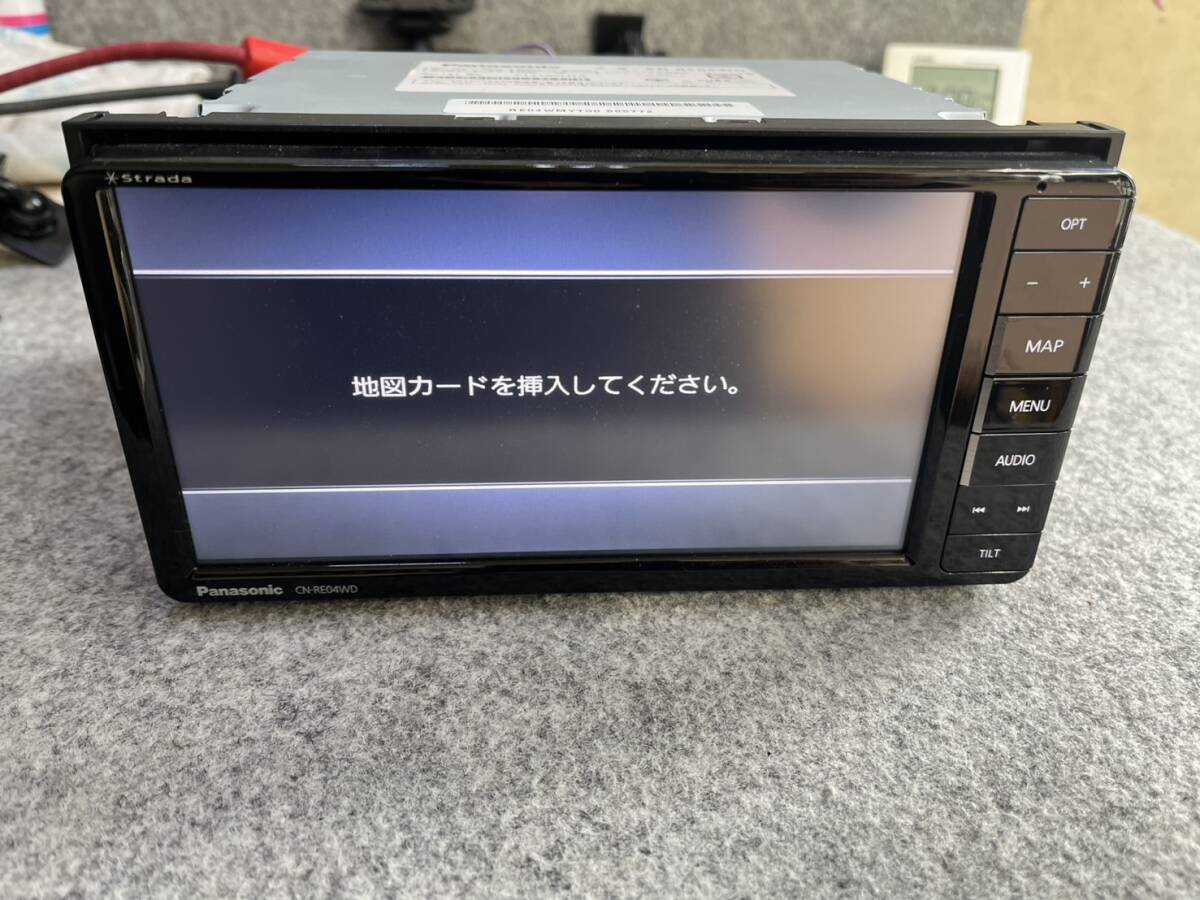 strada ストラーダ CN-RE04WD 地図カードなし ジャンク ジャンク出品 パナソニック ストラーダ CN-RE04WD メモリーナビ