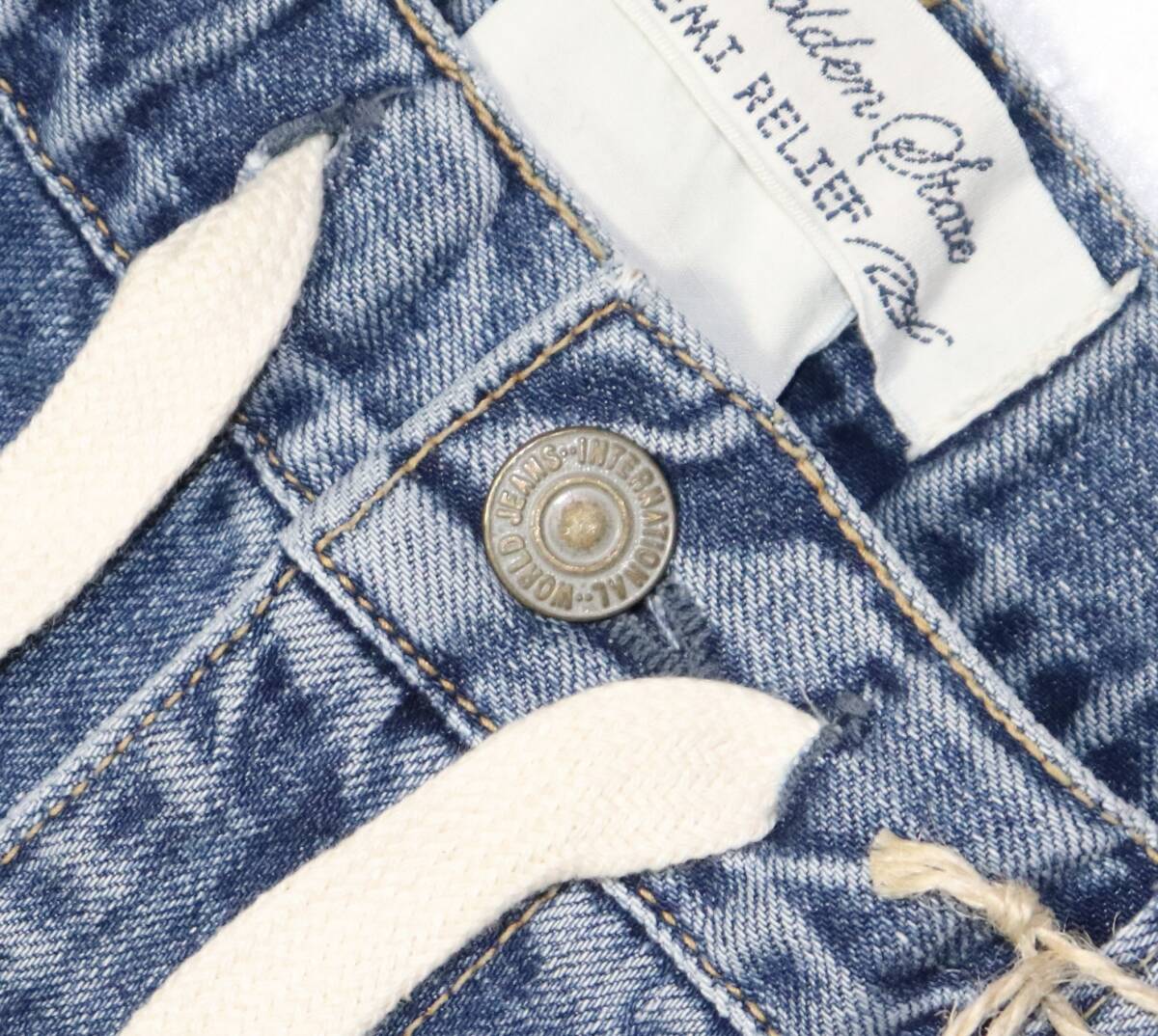 定価22800 新品 本物 REMI RELIEF デニム パンツ L RN3007SD レミレリーフ 1068_画像3